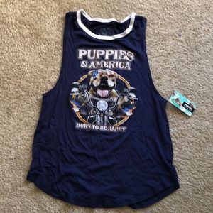 Puppies Make Me Happy Tank